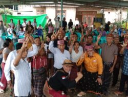 Tatap Muka Heribertus Baben, Calon Anggota DPRD NTT 2024 di Kampung Rengkas