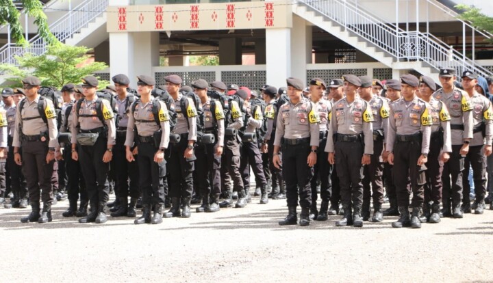 Polda NTT Lepas Puluhan Personel OMB Turangga Pam TPS di Kabupaten Ende