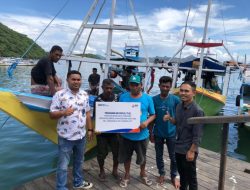 BRI Cabang Ruteng Berikan Bantuan Mesin Kapal Perikanan untuk Nelayan Labuan Bajo