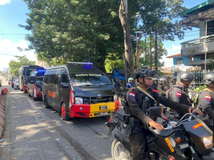 Satgas Turangga 2024 Menjaga Kota Kupang di Hari Kedua Lebaran