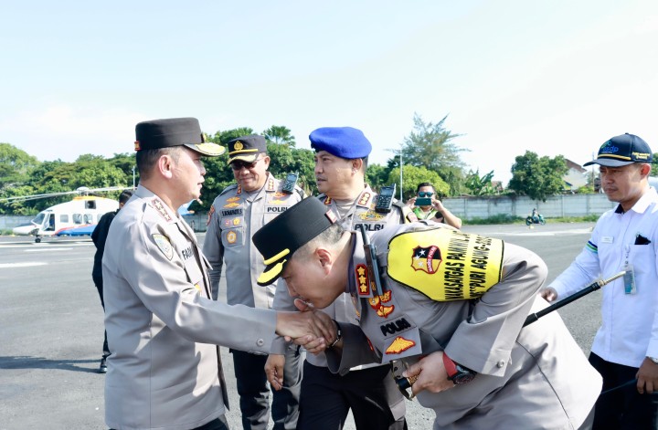 Jelang World Water Forum di Bali, Polri Cek Kesiapan Pengamanan di Pelabuhan Ketapang