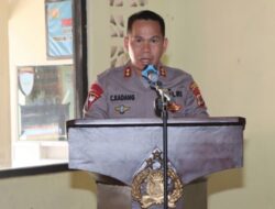 Hari Pertama Bertugas AKBP Christian Kadang Ingatkan Anggota Terkait Judi Online