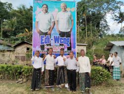 Ratusan Masyarakat Paku Lando Mengutus Edi-Weng Untuk Pimpin Mabar Periode Kedua