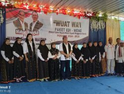 Ratusan Warga di Dua Desa Kecamatan Lembor Gelar Ritus Adat Wuat Wa’i Untuk Paket Edi-Weng