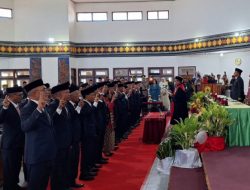 Pelantikan Anggota DPRD Kabupaten Manggarai Periode 2024-2029, Paulus Peos Pegang Palu