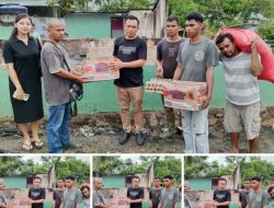 Ketua DPRD Mabar dan Istri Kunjungi Korban Kebakaran di Merombok, Serahkan Bantuan