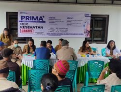 BRI Unit Slamet Riyadi Ruteng Gelar Pemeriksaan Kesehatan Gratis