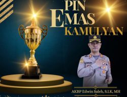 AKBP Edwin Saleh Dianugerahi Pin Emas Kamulyan, Bukti Dedikasi Tanpa Batas untuk Masyarakat
