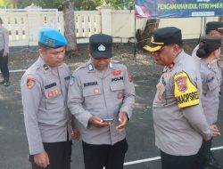 Judi Online Marak di Indonesia, Propam Polres Manggarai Barat  Periksa Handphone Anggota