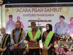 AKBP Edwin Saleh Ucapkan Terima Kasih dalam Acara Pisah Sambut Kapolres Manggarai