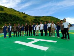 Langit Golo Mori Terbuka, Heliport Baru Resmi Dibuka oleh Bupati Mabar