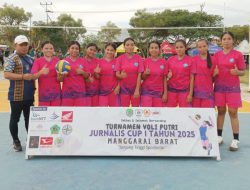 SMKN 1 Labuan Bajo Tunjukkan Sportivitas di Turnamen Jurnalis Cup I Manggarai Barat