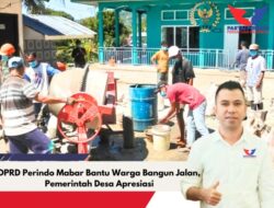 DPRD Perindo Mabar Bantu Warga Bangun Jalan, Pemerintah Desa dan Masyarakat Apresiasi