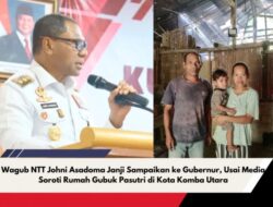 Wagub NTT Johni Asadoma Tanggap Cepat Atas Kondisi Rumah Gubuk Pasutri di Kota Komba Utara