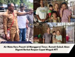 Air Mata Haru Pasutri di Manggarai Timur, Rumah Gubuk Akan Diganti Berkat Respon Cepat Wagub NTT