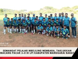 Semangat Pelajar Mbeliling Membara, Taklukkan Macang Pacar 3–0 di LPI Kabupaten Manggarai Barat