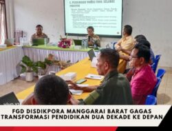 FGD Disdikpora Manggarai Barat Gagas Transformasi Pendidikan Dua Dekade ke Depan