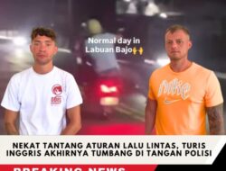 Nekat Tantang Aturan Lalu Lintas, Turis Inggris Akhirnya Tumbang di Tangan Polisi