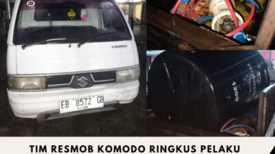 Tim Resmob Komodo Ringkus Pelaku Pencurian Dan Amankan Barang Bukti Di Labuan Bajo