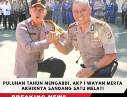 Puluhan Tahun Mengabdi, AKP I Wayan Merta Akhirnya Sandang Satu Melati