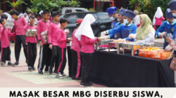 Masak Besar MBG Diserbu Siswa, Edukasi Gizi Dikemas Lebih Menarik