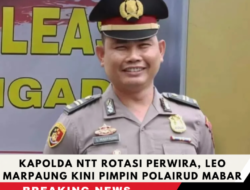 Kapolda NTT Rotasi Perwira, Leo Marpaung Kini Pimpin Polairud Manggarai Barat