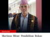 Martinus Mitar Ingatkan Pendidikan Bukan Seremoni, Tapi Penentu Masa Depan