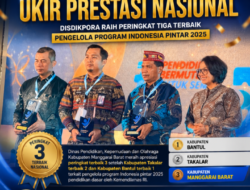 Manggarai Barat Ukir Prestasi Nasional, Disdikpora Raih Peringkat Tiga Terbaik Pengelola Program Indonesia Pintar 2025