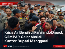 Krisis Air Bersih di Paralando Disorot, GEMPAR Gelar Aksi di Kantor Bupati Manggarai