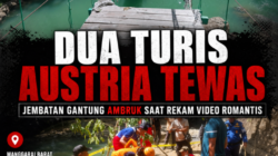 Dua Turis Austria Tewas di Cunca Wulang, Jembatan Gantung Ambruk Saat Rekam Video Romantis