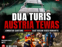 Dua Turis Austria Tewas di Cunca Wulang, Jembatan Gantung Ambruk Saat Rekam Video Romantis