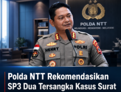 Polda NTT Rekomendasikan SP3 Dua Tersangka Kasus Surat di Polres Manggarai Barat