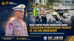 Kasat Lantas Polres Manggarai Barat Tegaskan Penertiban Parkir di Jalan Soekarno
