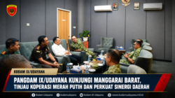Pangdam IX/Udayana Kunjungi Manggarai Barat, Tinjau Koperasi Merah Putih dan Perkuat Sinergi Daerah