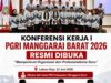 Konferensi Kerja I PGRI Manggarai Barat 2026 Resmi Dibuka Kadis Pendidikan