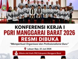 Konferensi Kerja I PGRI Manggarai Barat 2026 Resmi Dibuka Kadis Pendidikan