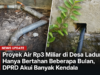 Proyek Air Rp3 Miliar di Desa Ladur Hanya Bertahan Beberapa Bulan, DPRD Akui Banyak Kendala