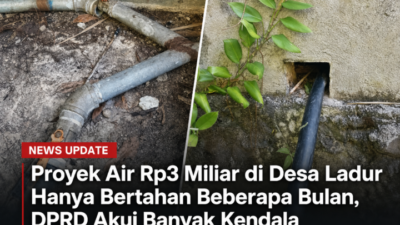 Proyek Air Rp3 Miliar di Desa Ladur Hanya Bertahan Beberapa Bulan, DPRD Akui Banyak Kendala