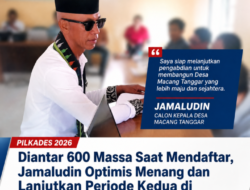 Jamaludin Optimis Menang dan Lanjutkan Periode Kedua di Pilkades Macang Tanggar