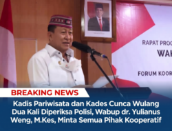 Kadis Pariwisata dan Kades Cunca Wulang Dua Kali Diperiksa Polisi, Wabup Mabar Minta Semua Pihak Kooperatif