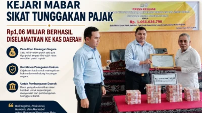 Kejari Mabar Sikat Tunggakan Pajak, Rp1,06 Miliar Berhasil Diselamatkan ke Kas Daerah