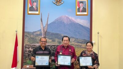 Pemerintah Kabupaten Nagekeo Raih Tiga Penghargaan dari KPPN Ende