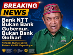 Bank NTT Bukan Bank Gubernur, Bukan Bank Golkar! Yohanes Rumat Soroti Potensi Konflik Kepentingan