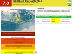BREAKING NEWS: Gempa M7,0 Guncang NTT, BMKG Keluarkan Peringatan Dini Tsunami