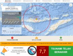 Gempa M7,7 Guncang Flores, BMKG Nyatakan Peringatan Dini Tsunami Berakhir