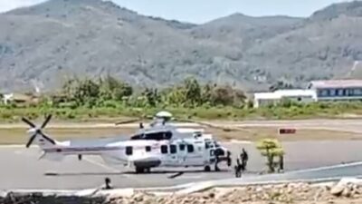 Presiden Prabowo Tiba di Labuan Bajo, Terbang ke Nagekeo Pantau Dampak Gempa dan Salurkan Bantuan