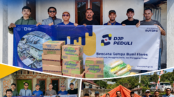 Peduli Korban Gempa Flores, KPP Pratama Ruteng Salurkan Sembako dan Terpal untuk Warga Desa Watu Wangka