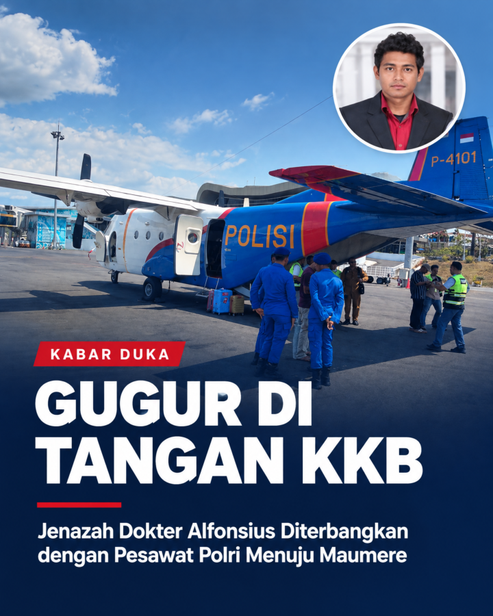 Gugur Di Tangan KKB, Jenazah Dokter Alfonsius Diterbangkan Dengan Pesawat Polri Menuju Maumere 2 250acc50 ae99 11f1 9baf 91bc51cb7154