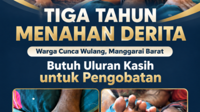 Tiga Tahun Menahan Derita, Warga Cunca Wulang Manggarai Barat Butuh Uluran Kasih Untuk Pengobatan