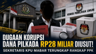 Dugaan Korupsi Dana Pilkada Rp28 Miliar Diusut! Sekretaris KPU Mabar Terungkap Rangkap PPK